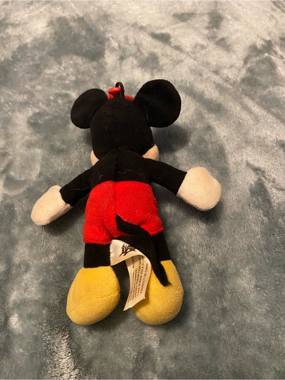 Disney Mickey Mouse Plush Clip - Red, Black, Yellow Disney parks key chain - Picture 2 of 4